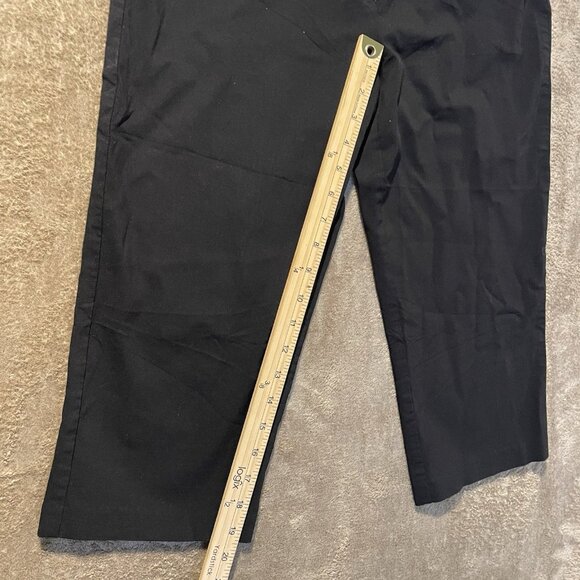 Ruby Rd Pants Womens 8 Capri Black High Rise Stretch Nylon Modest Minimal - Picture 6 of 6
